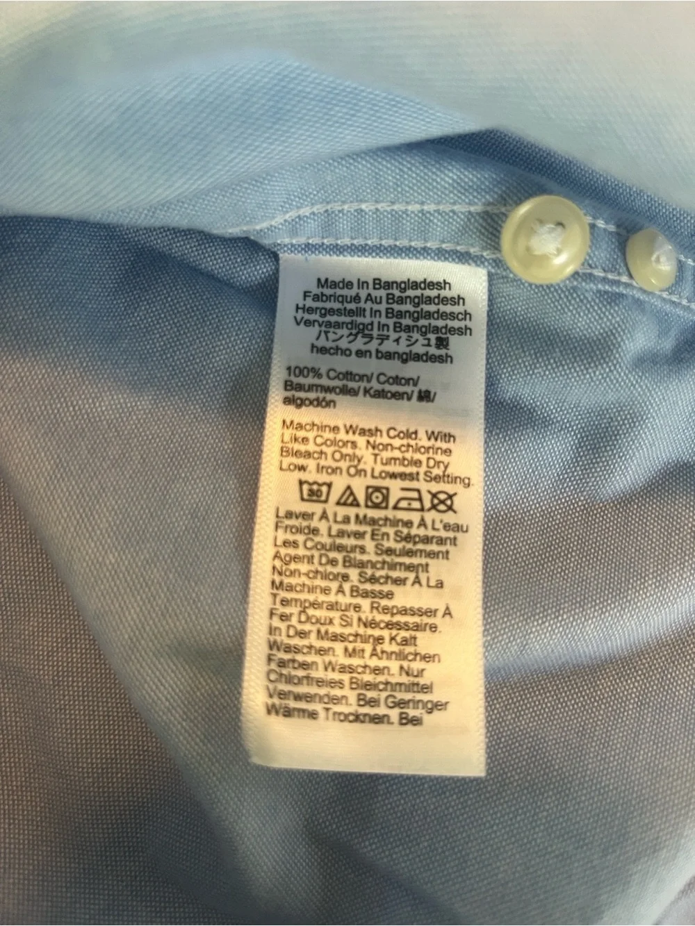 NWT J crew broken in organic cotton Oxford shirt - Classic Blue